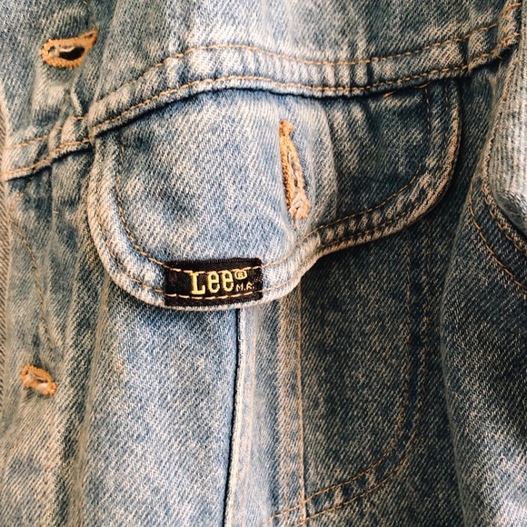 Oversized Authentic Lee Denim Jacket - Picture 3 of 3